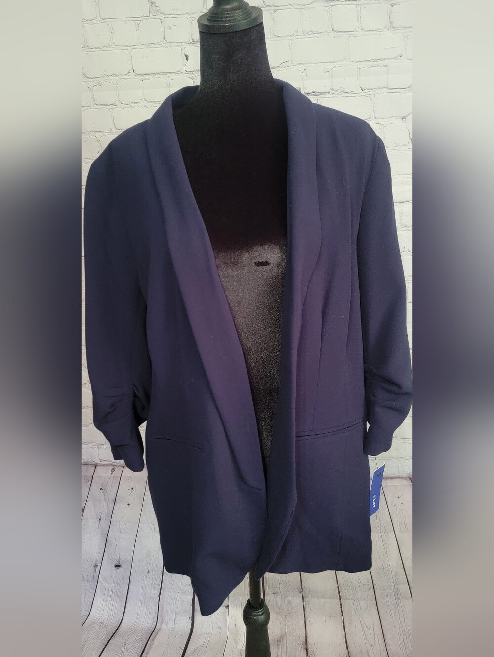 Apt 9 Navy Open-Front Women's Blazer XL NWT
